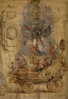 The Triumphal Chariot of Kallo, 1638. Creator: Rubens, Pieter Paul (1577-1640) The Triumphal Chariot of Kallo, 1638. Creator: Rubens, Pieter Paul (1577-1640)