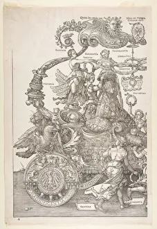 Temperance Prints: The Triumphal Chariot of Maximilian I (The Great Tri... probably finished ca