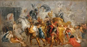 Galleria Degli Uffizi Prints: The Triumphal Entry of Henry IV into Paris, Between 1627 and 1630. Creator: Rubens