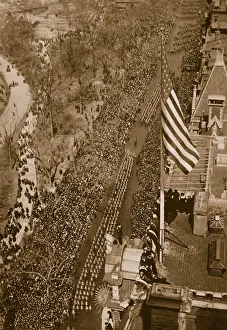 Armistice Prints: Triumphal march of the 27th Division, U. S. Army, in New York, March 25th, 1919