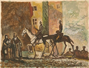 Return Prints: Triumphal return, 1944-1945. Creator: Cyprian Majernik