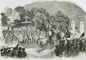 Arriving Prints: Triumphant entry of Ferdinand VII as King of Spain in Madrid