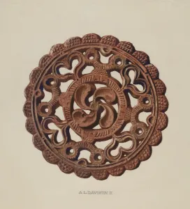 Metal Work Gallery: Trivet, 1935 / 1942. Creator: Austin L. Davison