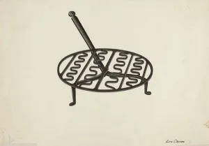 Trivet Prints: Trivet, 1935 / 1942. Creator: Lon Cronk