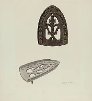 Trivet Prints: Trivet, 1939. Creator: Milton Bevier
