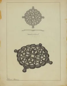 Trivet Prints: Trivet, c. 1937. Creator: Filippo Porreca