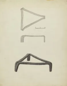 Trivet Prints: Trivet, c. 1938. Creator: Charles Garjian