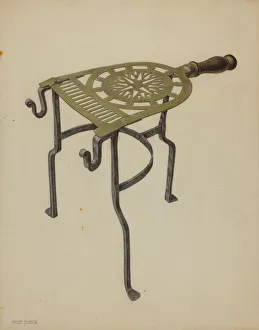 Trivet Prints: Trivet, c. 1938. Creator: Philip Johnson