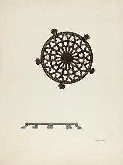 Albert Rudin Gallery: Trivet, c. 1939. Creator: Albert Rudin