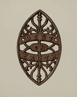 Trivet, c. 1939. Creator: Albert Rudin