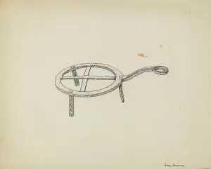 Trivet Prints: Trivet, c. 1939. Creator: Irene Lawson