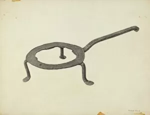 Iron Collection: Trivet, c. 1939. Creator: Mildred Ford