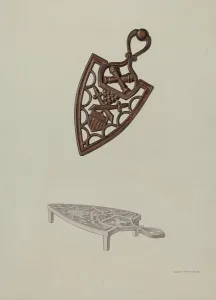 Trivet Prints: Trivet, c. 1939. Creator: Orrie McCombs