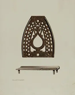 Trivet Prints: Trivet, c. 1939. Creator: Wellington Blewett
