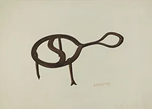 Trivet Prints: Trivet, c. 1940. Creator: Luther D. Wenrich