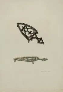 Trivet Prints: Trivet, c. 1941. Creator: Dorothea Bates