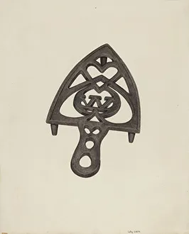 Trivet Prints: Trivet, c. 1941. Creator: LeRoy Griffith