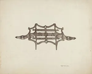 Trivet Prints: Trivet, c. 1941. Creator: Violet Hartenstein
