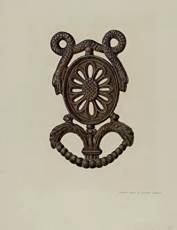 Trivet Prints: Trivet, c. 1941. Creators: Robert Clark, Stanley Mazur