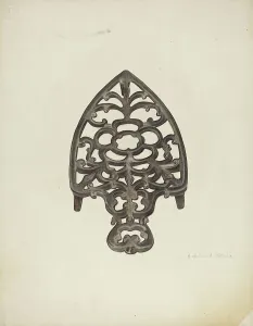 Trivet Prints: Trivet, c. 1942. Creator: Ardella Watkins