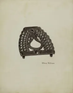 Trivet Prints: Trivet, c. 1942. Creator: Glenn Wilson