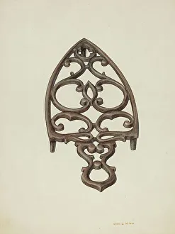 Trivet Prints: Trivet, c. 1942. Creator: Glenn Wilson