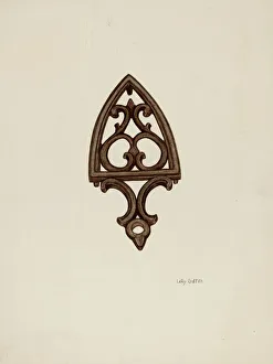 Trivet Prints: Trivet, c. 1942. Creator: LeRoy Griffith