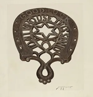 Trivet Prints: Trivet, c. 1942. Creator: Sydney Roberts