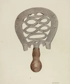 Trivet Prints: Trivet, c. 1942. Creator: Violet Hartenstein