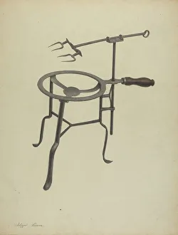Filippo Porreca Prints: Trivet Toaster, c. 1938. Creator: Filippo Porreca