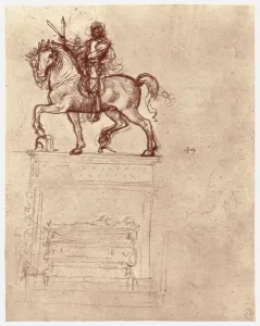 Trivulzio Monument, c1511. Artist: Leonardo da Vinci