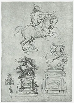 Trivulzio Monument, c1511. Artist: Leonardo da Vinci
