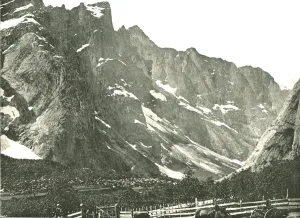 Poulton And Co Prints: The Trolltindane mountains, Horgheim, Norway, 1895. Creator: Poulton & Co
