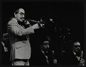 Big Band Prints: Trombonist Don Lusher playing with the Ted Heath Orchestra. Artist: Denis Williams