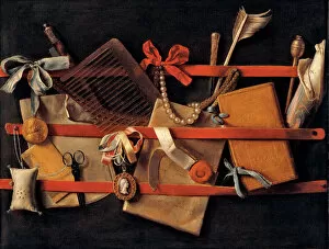 Trompe-l??il. Artist: Hoogstraten, Samuel Dirksz, van (1627-1678)