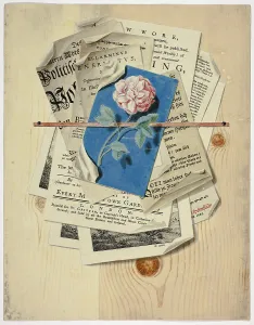Trompe l'Oeil of Posted Notices and Prints, 1735/1765. Creator: Martin Cerulli