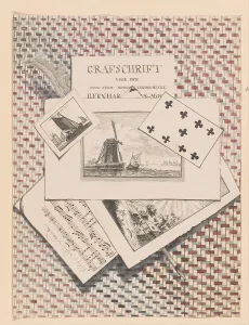 Playing Card Prints: Trompe l'oeil with prints, 1780 or later. Creator: Anon