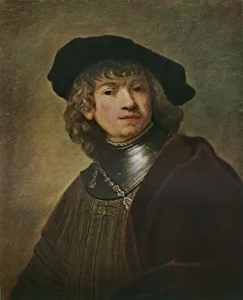 Inquisitive Gallery: Tronie of a Young Man in a Gorget and Cap, c1639. Artist: Rembrandt Harmensz van Rijn