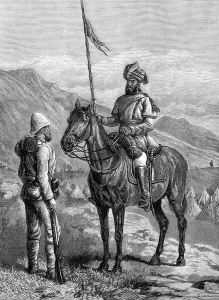 Military Camp Prints: Our troops in Afghanistan: a Sowar of the 10th Bengal Lancers