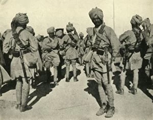 British Indian Army Gallery: Troops of the Sirhind Brigade, Flanders, First World War, 1914, (c1920). Creator: Unknown