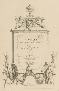 Arabesque Prints: Trophees Nouvellement Inventez par J. B. Toro (Title Page), 1716. 1716