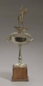 Trophy awarded to golfer Ethel Funches, 1968. Creator: Unknown