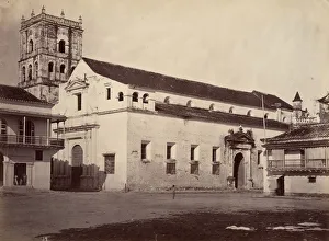 Tropical Prints: Tropical Scenery, Cathedral, Cartagena, 1871. Creator: John Moran