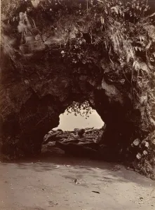 Moran John Prints: Tropical Scenery, Natural Arch, Cupica Bay, 1871. Creator: John Moran