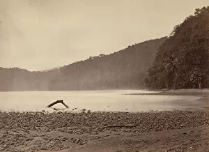 Central America Gallery: Tropical Scenery, The Terminus of the Proposed Canal, Limon Bay, 1871. Creator: John Moran
