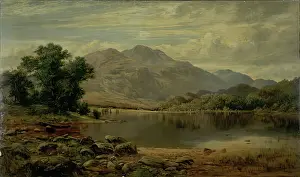 1866 Prints: In the Trossachs - Loch Achray from the Island, 1866. Creator: James Docharty