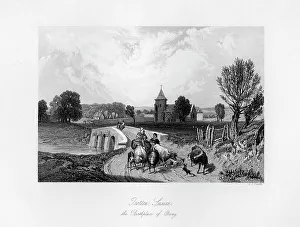 Trotton, Syssex, the birth place of Otway, 1840. Artist: C J Smith Trotton, Syssex, the birth place of Otway, 1840. Artist: C J Smith