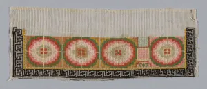 Trouser Band, China, Qing dynasty (1644-1911), 1875 / 1900. Creator: Unknown