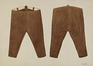 Menswear Gallery: Trousers, c. 1936. Creator: Syrena Swanson