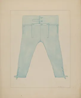 Jackson Frederick Prints: Trousers, c. 1941. Creator: Frederick Jackson
